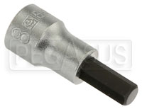 Click for a larger picture of Beta Tools 910PE/8, Male Hex Socket, 3/8" Drive, 8mm