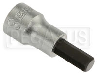 Large photo of Beta Tools 910PE/8, Male Hex Socket, 3/8