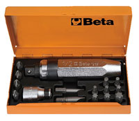 Click for a larger picture of Beta Tools 1295/C14 Impact Screwdriver with 14 Inserts