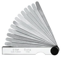 Large photo of Beta Tools 1708/20 Feeler Gauge, 20 Blade, Pegasus Part No. BT-017080020