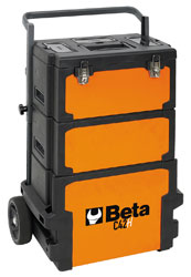 Large photo of Beta Tools C42H Three-Module Tool Trolley, Deep / High, Pegasus Part No. BT-042000002