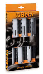 Click for a larger picture of Beta Tools 31BM/D6 Set of 6 Pin Punches with Handles