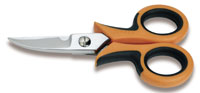 Click for a larger picture of Beta Tools 1129BM Electrician's Scissors, Curved Blades