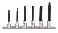 Click for a larger picture of Beta Tools 920TX/C9 Set of 9 Torx Sockets in Case, 1/2" Dr