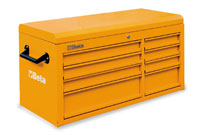Click for a larger picture of Beta Tools C38T-O Top 8 Drawer Tool Chest, Orange