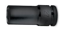 Click for a larger picture of Beta Tools 720L21 Long Series 1/2" Drive Impact Socket, 21mm