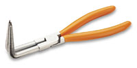 Click for a larger picture of Beta 1034L 90 deg. Curved Long Nose Pliers for Safety Rings