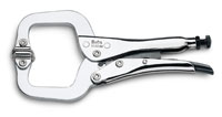 Click for a larger picture of Beta 1062GM/170 Self-Locking Pliers, Floating C Jaws, 6.7"