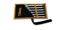 Click for a larger picture of Beta Tools 42/B9 Set of 9 Combination Wrenches in Wallet, mm