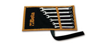 Click for a larger picture of Beta Tools 42/B6 Set of 6 Combination Wrenches in Wallet, mm