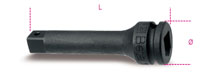 Click for a larger picture of Beta Tools 710/20 Impact Extension Bar, 3/8" Drive, 3" Long