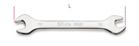 Click for a larger picture of Beta 55MP/10x11 Chrome Double Open End Wrench, 10mm x 11mm
