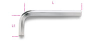 Click for a larger picture of Beta Tools 96/32 Chrome Hex Key, 32mm
