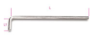 Click for a larger picture of Beta Tools 96LC/7 Chrome Hex Key, Long, 7mm