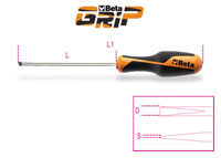Click for a larger picture of Beta Tools 1264 Headless Slotted Screwdriver, 4x100mm
