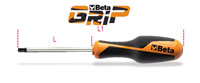 Click for a larger picture of Beta Tools 1265ES/2 Hex Driver with BetaGRIP Handle, 2mm