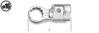 Click for a larger picture of Beta Tools 652/8 Box End Head for 16mm Torque Bar, 8mm