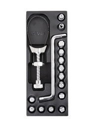 Click for a larger picture of Beta Tools T264 Set of 16 Oil Change Tools in Molded Tray