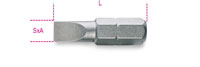 Click for a larger picture of Beta 861LP/0,8X5,5 1/4" Hex Bit f/Slotted Screws, 0.8x5.5mm