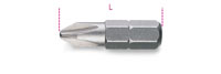 Click for a larger picture of Beta Tools 861PH/2 - 1/4" Hex Bit for Phillips Screws, PH2