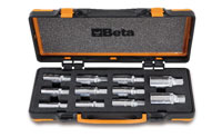 Click for a larger picture of Beta 1433/C1 Set of 11 Stud Pullers, Square & Hex Drive