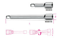 Click for a larger picture of Beta 900AN/100 Wobble Extension Bar, 1/4" Dr, 100mm / 4"