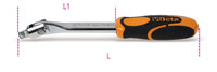 Click for a larger picture of Beta Tools 900/35A Breaker Bar w/ Molded Handle, 1/4" Drive