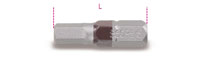 Click for a larger picture of Beta 860PE/2,5 Male Hex (Allen) Bit, 2.5mm, 1/4" Hex
