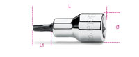 Click for a larger picture of Beta Tools 920TX-L/60 Long Torx Head Socket, 1/2" Drive, T60