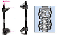 Click for a larger picture of Beta Tools 1556/1A Compressor for Shock Absorber Springs, Lg