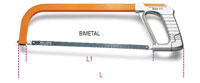 Click for a larger picture of Beta Tools 1726 Hacksaw Frame, Grooved Handle