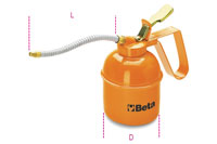 Click for a larger picture of Beta Tools 1751/200 Metal Oiling Can w Flexible Spout, 200cc