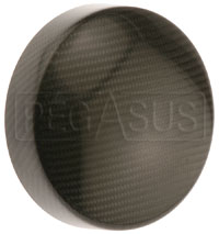 Large photo of Carbon Fiber Headlight Cover, specify size, Pegasus Part No. CF005-Size