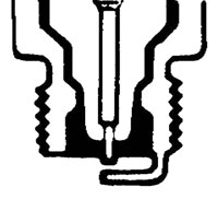 Click for a larger picture of Champion Sparkplug, Fine Wire Tip, Medium Hot