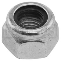 Click for a larger picture of 1/4-28 Commercial Quality Nylon Insert Lock Nut