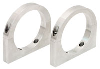 Large photo of 2 and 3 Quart Billet Aluminum Accusump Mounting Clamps, pair, Pegasus Part No. CM 24-210