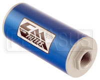 Click for a larger picture of Canton 6 inch Inline Oil Filter, 8 Micron, -12 O-Ring Ports