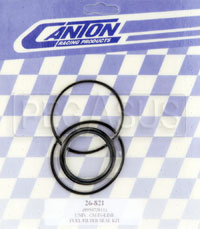 Large photo of Canton In-Line Fuel Filter Seal Kit, Pegasus Part No. CM 26-821