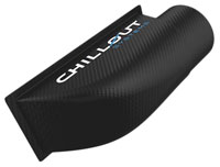 Click for a larger picture of Chillout 4" Carbon Fiber 90 degree Plenum