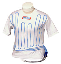 Click for a larger picture of Cotton Cool Water Shirt, White, Short Sleeve