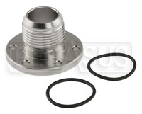 Click for a larger picture of Davies Craig 6-Bolt Flange Adapter to 16AN Male, Alloy