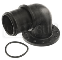 Click for a larger picture of Davies Craig 6-Bolt Flange to 1.375" Nipple, 90 Deg, Nylon