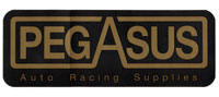 Click for a larger picture of Pegasus Logo Decal, Black and Gold