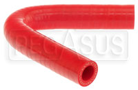 Click for a larger picture of Red Silicone Hose, 1/2" I.D. 135 degree Elbow, 4" Legs