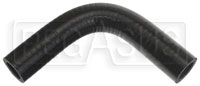 Click for a larger picture of Black Silicone Hose, 3/4" I.D. 90 degree Elbow, 4" Legs