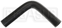 Click for a larger picture of Black Silicone Hose, 1" I.D. 90 degree Elbow, 6" Legs