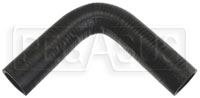 Click for a larger picture of Black Silicone Hose, 1 3/8" I.D. 90 degree Elbow, 6" Legs