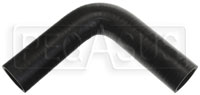 Click for a larger picture of Black Silicone Hose, 1 1/2" I.D. 90 degree Elbow, 6" Legs