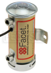 Click for a larger picture of Facet Cylindrical 12v Fuel Pump, 1/8 NPT, 6-8 psi