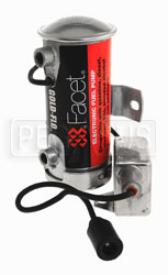 Click for a larger picture of Facet Cylindrical 24v Fuel Pump, 1/8 NPT, 6-8 psi, EMI